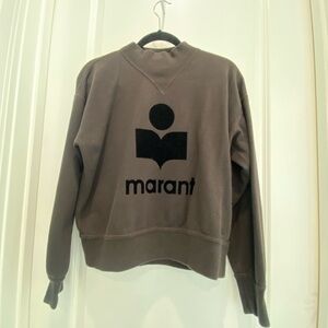 Isabel Marant Black Sweatshirt with Black Logo